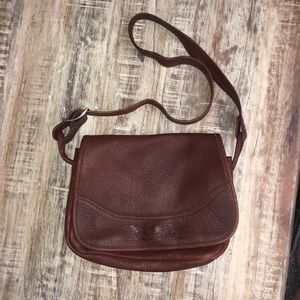 Brown Real Leather Satchel